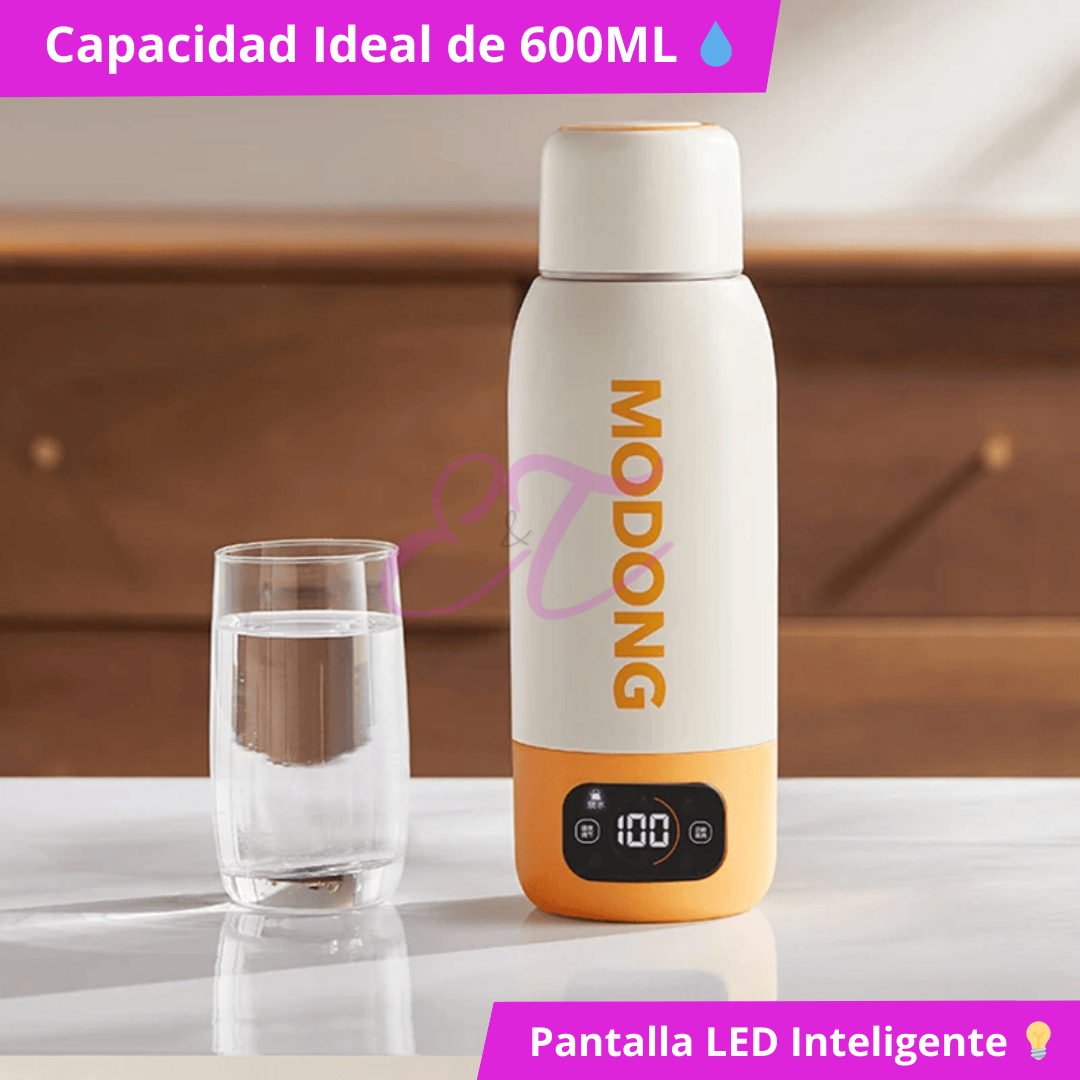 Hervidor de agua eléctrico portátil multifunción, tetera inteligente con temperatura ajustable, 100-240V, 600ML ™