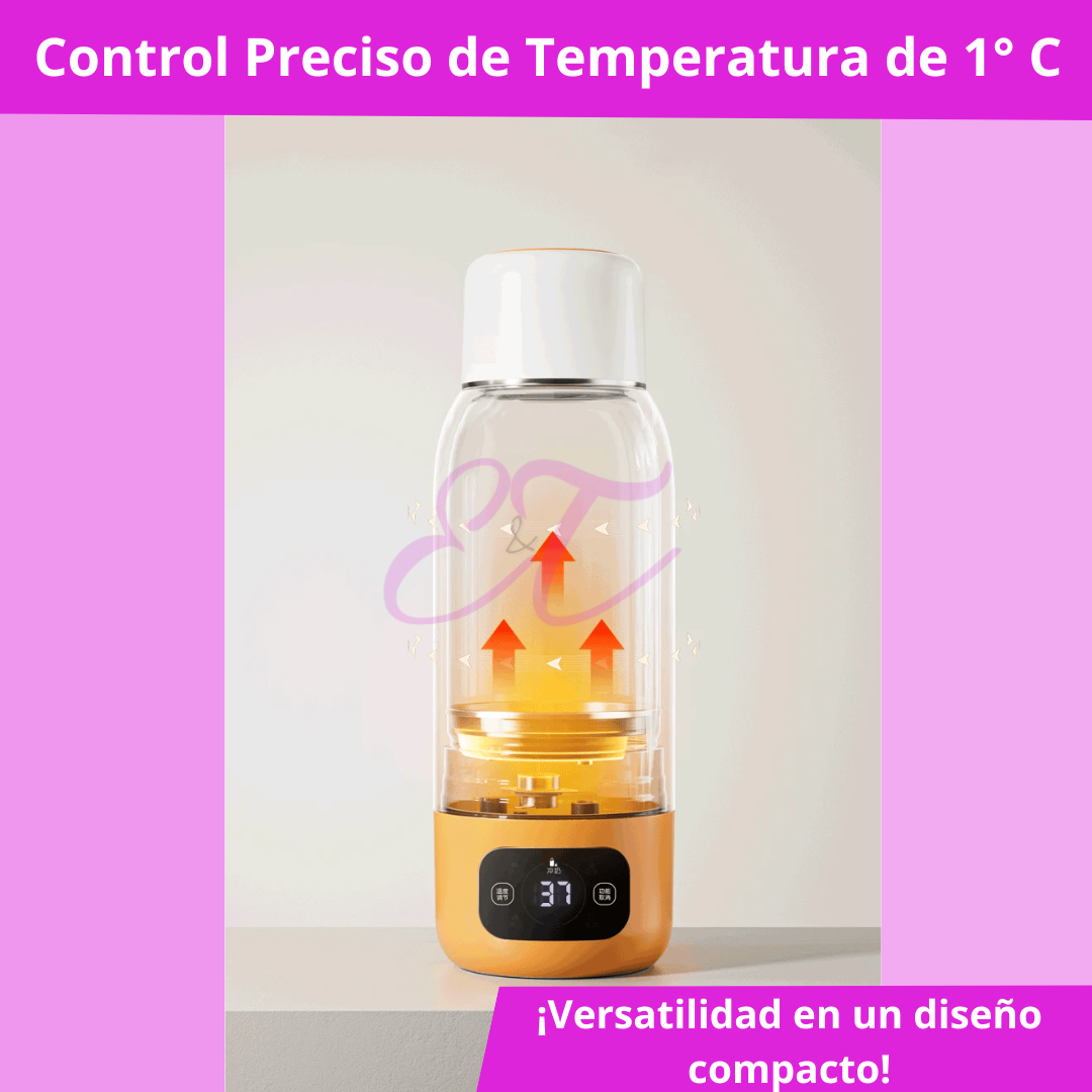 Hervidor de agua eléctrico portátil multifunción, tetera inteligente con temperatura ajustable, 100-240V, 600ML ™